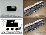 Scale Sound Systems AHGS-UNI2 Athearn Genesis/RTR "Dual-Cube" Universal HO Scale AHGS-UNI2-RC1