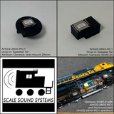 Scale Sound Systems AHGS-2800 Athearn Genesis SD45-2, SDP45, SD60, SD70 HO Scale AHGS-2800-RC1