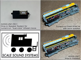 Scale Sound Systems AHGS-UNI2 Athearn Genesis/RTR "Dual-Cube" Universal HO Scale AHGS-UNI2-RC1