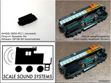 Scale Sound Systems AHGS-3850 Athearn Genesis GP38/39/40/49/50 HO Scale AHGS-3850-RC1