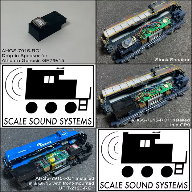 Scale Sound Systems AHGS-7915 Athearn Genesis GP7/9/18, GP15 HO Scale AHGS-7915-RC1