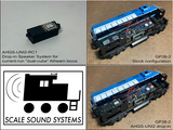 Scale Sound Systems AHGS-UNI2 Athearn Genesis/RTR "Dual-Cube" Universal HO Scale AHGS-UNI2-RC1