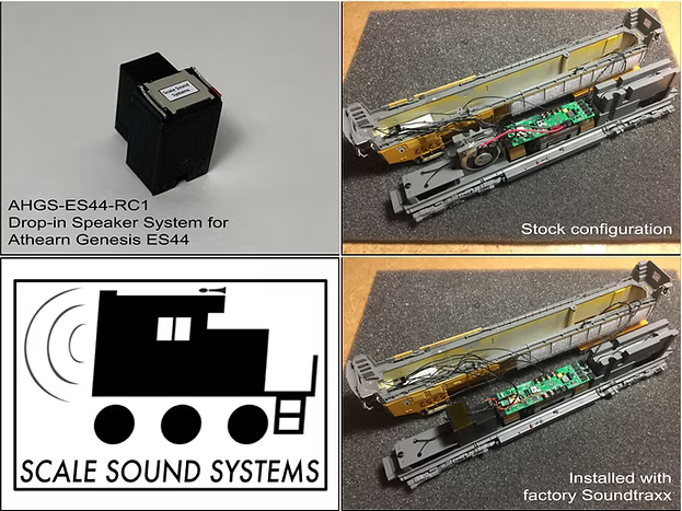Scale Sound Systems AHGS-ES44 Athearn Genesis ES44 HO Scale AHGS-ES44-RC1