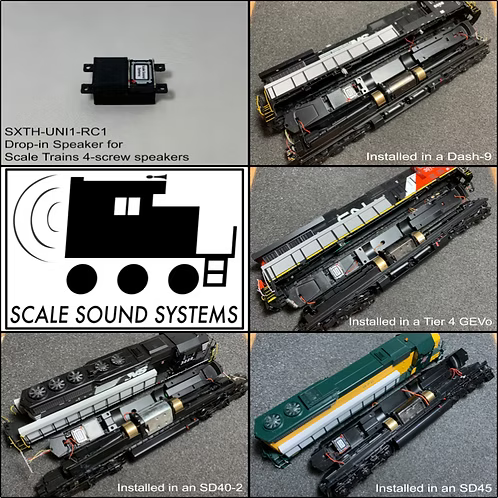 Scale Sound Systems SXTH-UNI1 Scale Trains Universal #1 HO Scale SXTH-UNI1-RC1