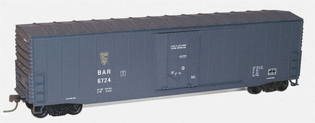 Accurail 5821 50' Welded-Side Plug-Door Boxcar BAR - Bangor & Aroostook #6724 (blue, Shield Logo) HO Scale
