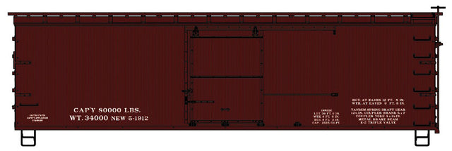 Image for 112-1498 36' Wd Box Strt Data Red