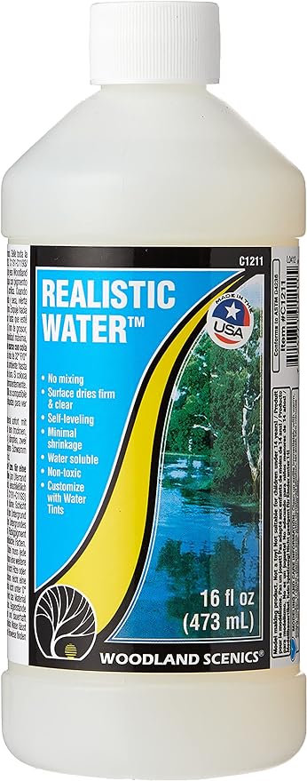 1211 Woodland Scenics / Realistic Water      16oz  (SCALE=ALL)  Part # 785-1211