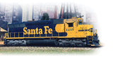 BLI 4283 EMD SD45, ATSF Santa Fe #5398 (Warbonnet; blue, yellow), Paragon4 SOUND & DCC HO Scale
