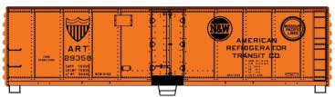 Image for 112-8325 40' Steel Reefer ART N&W