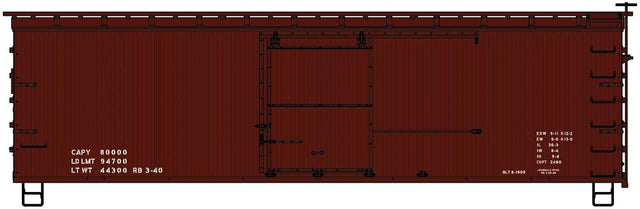 Image for 112-1497 36'Wd Box 40's Data red