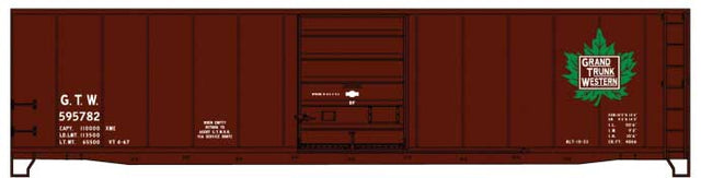 Image for 112-5508 50' Steel Boxcar GTW