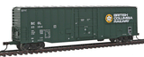 Atlas 20002674 National Steel Car 5277 Plug-Door Boxcar - British Columbia Railway #851014 (green, yellow, white; Dogwood Logo) HO Scale