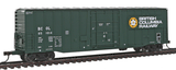 Atlas 20002675 National Steel Car 5277 Plug-Door Boxcar - British Columbia Railway #851019 (green, yellow, white; Dogwood Logo) HO Scale