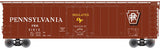 20002977 50' Plug-Door Boxcar - Pennsylvania Railroad #21223 (Tuscan, Shadow Keystone Logo) HO Scale