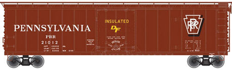 20002977 50' Plug-Door Boxcar - Pennsylvania Railroad #21223 (Tuscan, Shadow Keystone Logo) HO Scale