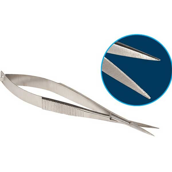 84440 Precision Micro Scissor Castroviejo Straight Jaw Scissor by Mico-Mark ALL Scale