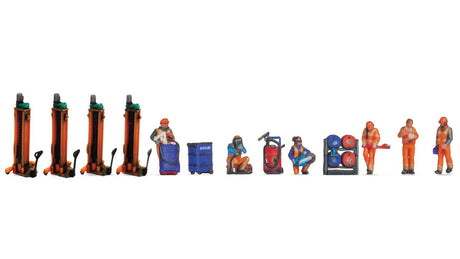 Image for 528-35900 Rail Depot Figure Set.