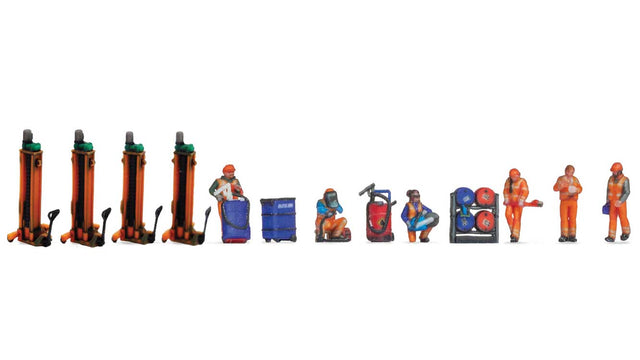 Image for 528-35900 Rail Depot Figure Set.