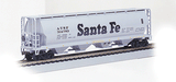Bachmann {19102} Cylindrical Grain Hopper ATSF Santa Fe #314783 (Scale=HO) Part#160-19102