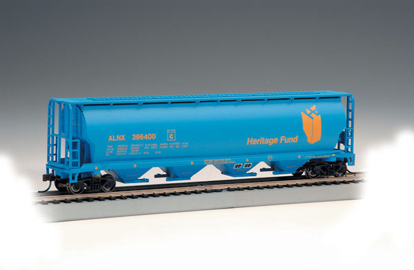 Bachmann {19139} Cylindrical Grain Hopper ALNX - Heritage Fund #396400 (Scale=HO) Part#160-19139