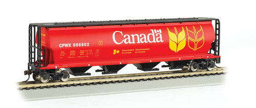 Bachmann {19131} Cylindrical Grain Hopper CPWX - Canadian Grain #606902 (Scale=HO) Part#160-19131