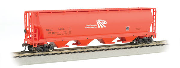 Bachmann {19143} Cylindrical Grain Hopper CGLX - Potash Corp of Saskatchewan #1455 (Scale=HO) Part#160-19143