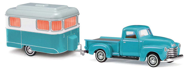 Image for 189-48243 1950 Chevy PU w/Camper