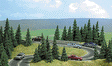 Image for 189-9740 Flocked Pine Tree Set 20/