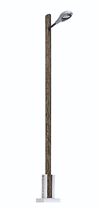 Image for 189-4134 Street Lamp on Wood Pole