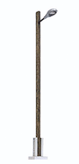 Image for 189-4134 Street Lamp on Wood Pole