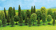Image for 189-6589 Mixed Forest Tree Set 12/