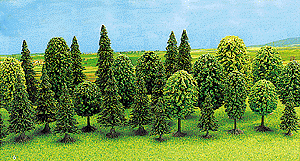 Image for 189-6589 Mixed Forest Tree Set 12/