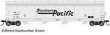 Atlas 20003572 ACF 5701 Centerflow Grain Hopper - Southern Pacific #498199 (Fantasy Scheme, gray, black, Speed Lettering) HO Scale