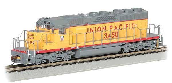 Bachmann 67205 / EMD SD40-2 - Sound & DCC Union Pacific #3450 (Armour Yellow, gray, red) HO Scale