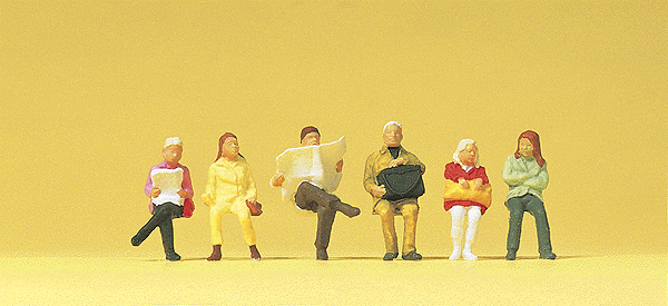 Image for 590-14072 Seated Rlwy Travellers 6/