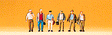 Image for 590-79099 Male commuters 1:160 6/