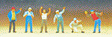 Image for 590-79036 Truckers standing      6/