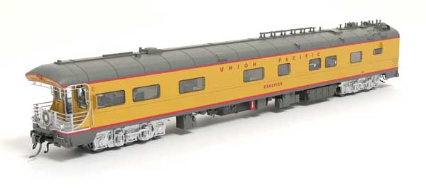 BLI 9013 Business Car Observation Union Pacific #119 "Kenefick" (Armour Yellow, gray, Big Boy Tour Drumhead) HO Scale