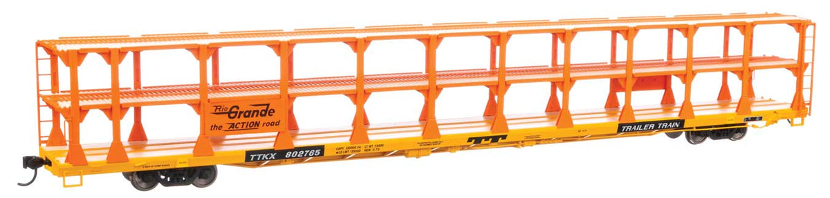 89 Open Auto Racks Walthers 8207 89' Flatcar w/Tri-Level Open Auto Rack - Ready to Run ...