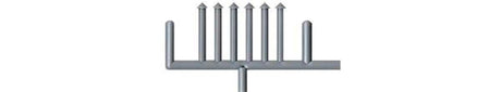 Image for 293-8326 8"Stove Pipe w/Point Cap