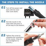 600W 2-in-1 Digital Soldering Station - Temperature Adjustable Soldering Iron And Hot Air Gun for PCB IC Rework Repair - Advanced Soldering Tools for Electronics Hobbyists And Professionals ALL Scale