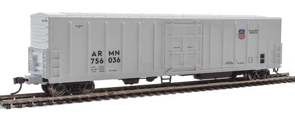 3926 Walthers 57' Mechanical Reefer - Ready to Run -- Union Pacific(R) ARMN #756036 (white, Building America Logo)  (HO Scale) Walthers Mainline 910-3926