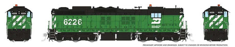 Image for 606-50626 EMD SD9 DCC BN 6226