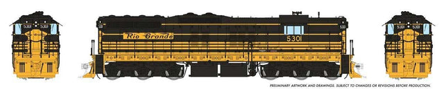 Image for 606-50606 EMD SD7 DCC D&RG 5301