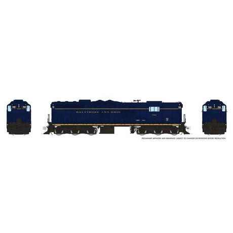 Image for 606-50616 EMD SD9 DCC B&O 769