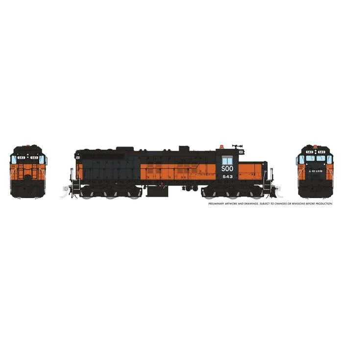 Image for 606-50636 EMD SD10 DCC SOO 543