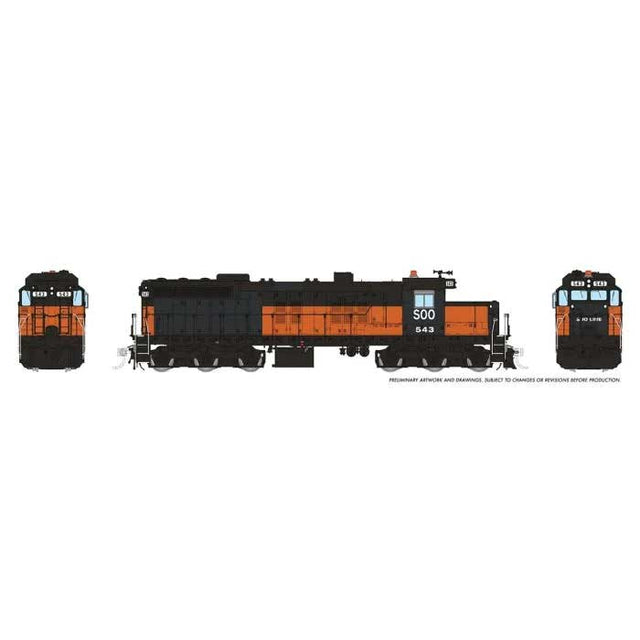 Image for 606-50636 EMD SD10 DCC SOO 543