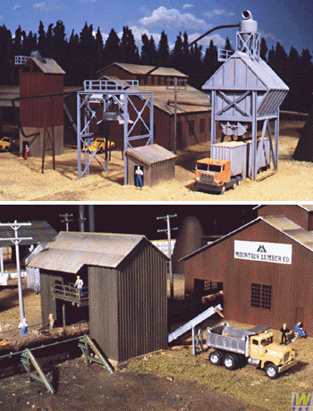 3144 Walthers Sawmill Outbuildings 4/ (Scale=HO) Cornerstone Part#933-3144