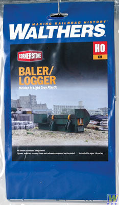 Walthers 933-3631 Baler-Logger - Kit  (Scale=HO) Cornerstone Part#933-3631