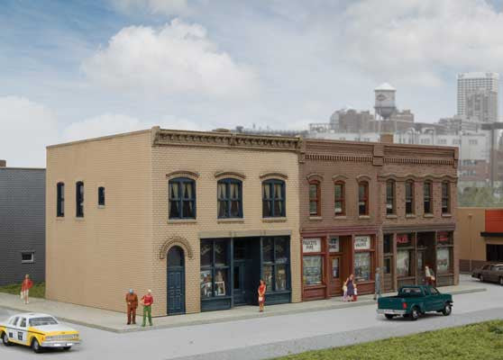 thumbnail image 2 of Walthers Cornerstone HO Scale Merchant's Row VI Building Kit – 933-4043 2 of 3